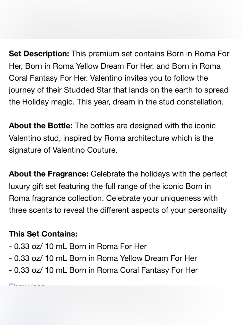 Valentino Donna Born In Roma Trio Gift Set - Yellow, Orange, Pink - Picture 3 of 7